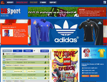 Tablet Screenshot of dbsport.hr